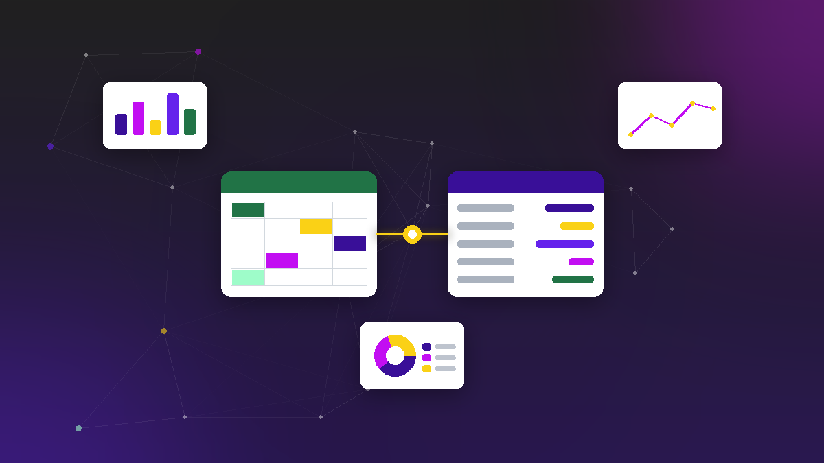 Excel-Forecast und Hauptbuch, verbunden über ein Data Warehouse